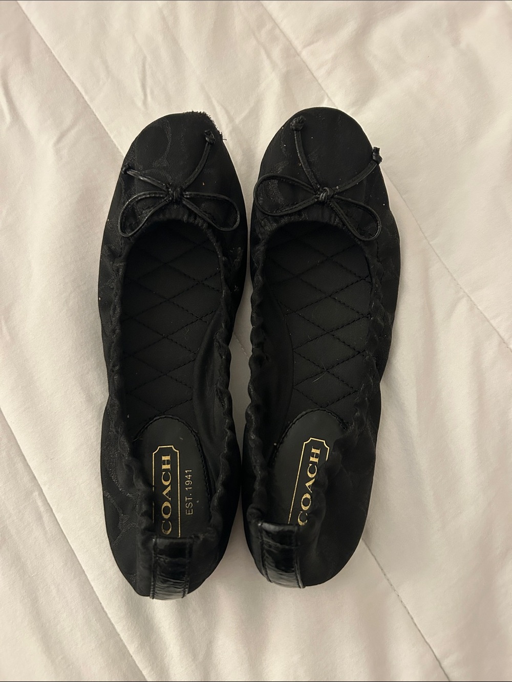 Coach ballet flats